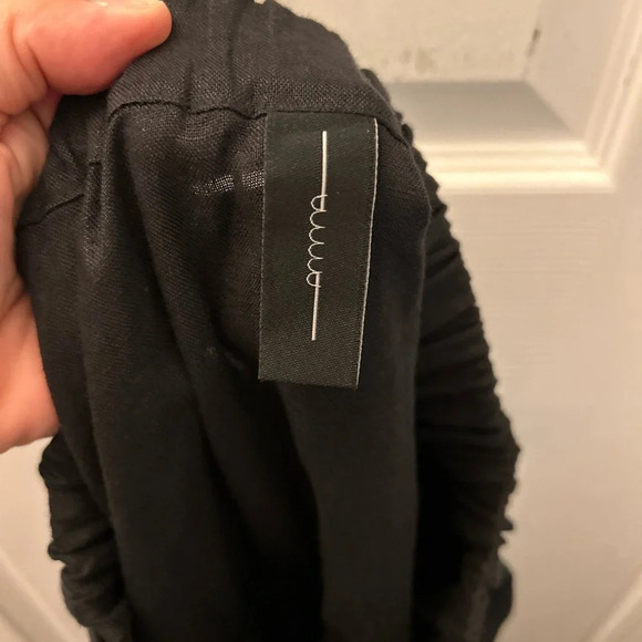 Kedem Sasson linen black skirt size 0 - Picture 3 of 4